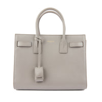 SAINT LAURENT - Sac à main Sac De Jour Baby cuir gris - Handbag