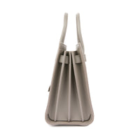 SAINT LAURENT - Sac à main Sac De Jour Baby cuir gris - Handbag