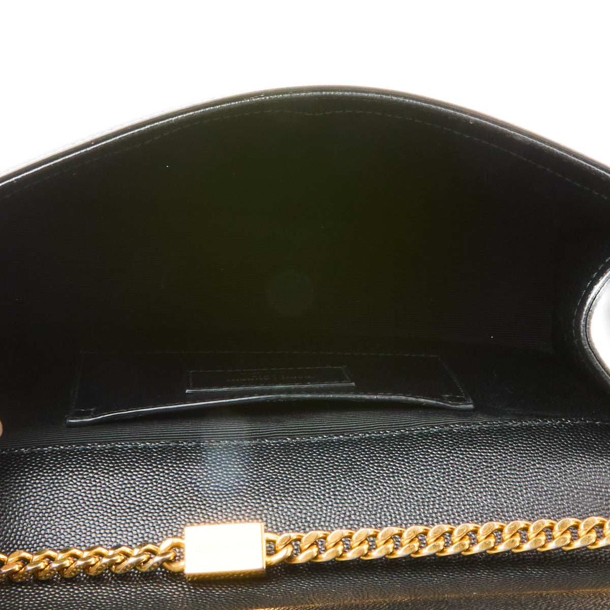 SAINT LAURENT - Sac Kate cuir noir