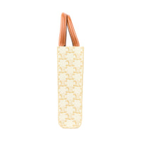 CELINE - Mini Vertical Cabas handbag in ecru monogram canvas