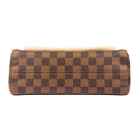 LOUIS VUITTON - Sac bandoulière Vavin PM toile rose & damier Ébène - Handbag
