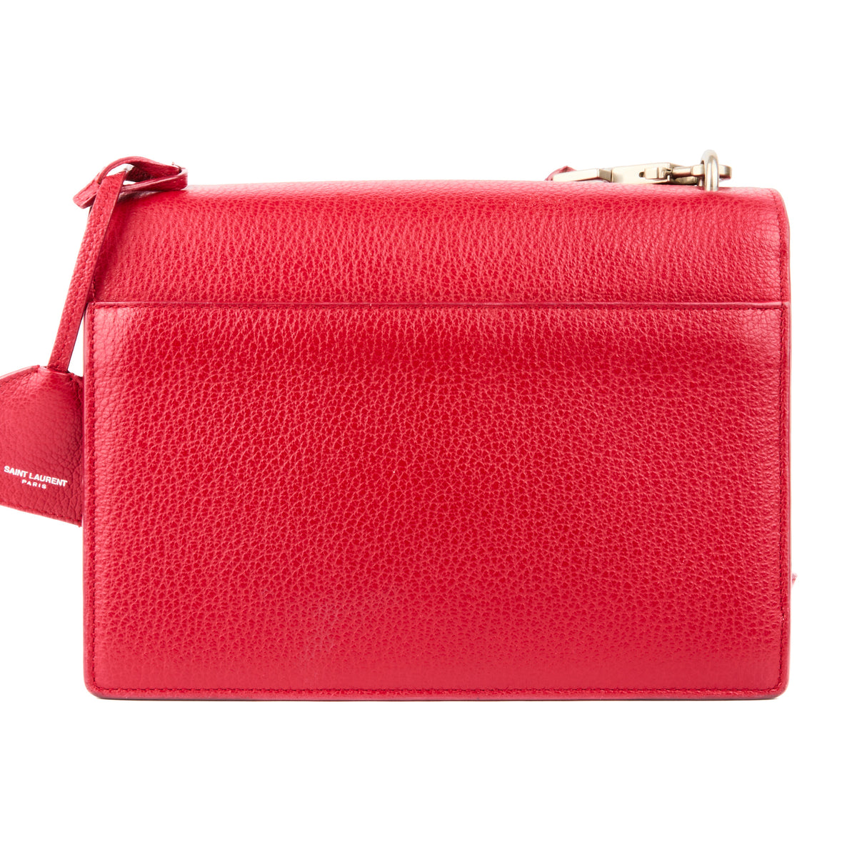 SAINT LAURENT - Sac bandoulière Sunset Medium cuir rouge - Handbag