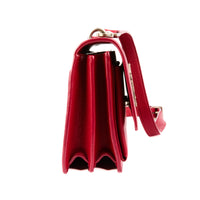 SAINT LAURENT - Sac bandoulière Sunset Medium cuir rouge - Handbag