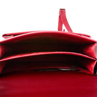 SAINT LAURENT - Sac bandoulière Sunset Medium cuir rouge - Handbag
