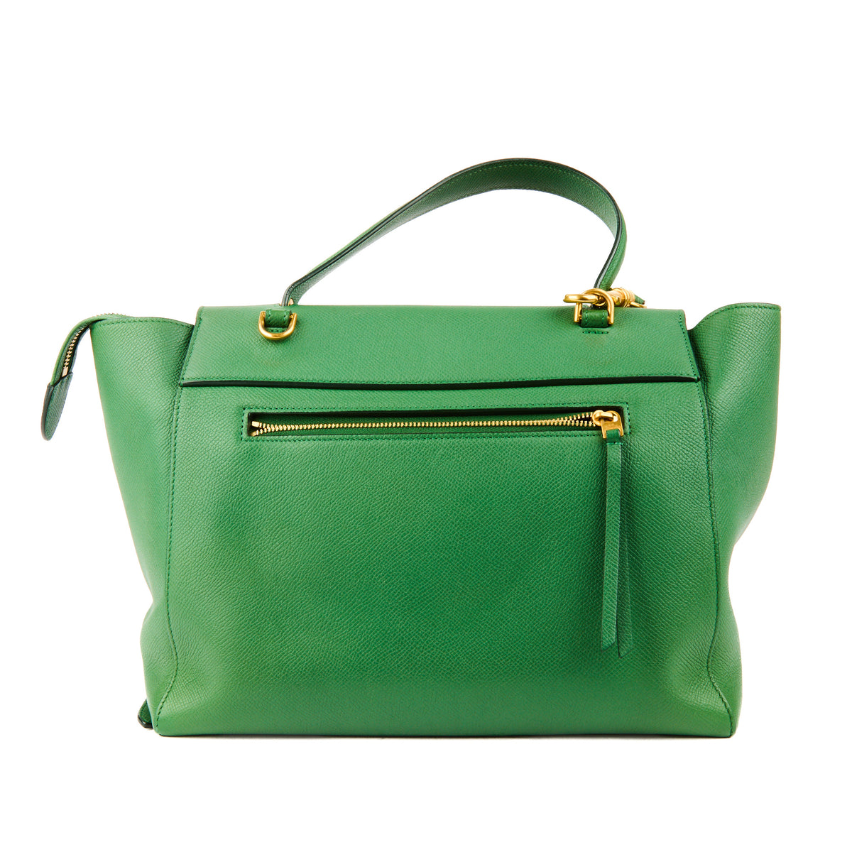 CELINE - Green leather Belt handbag - Handbag