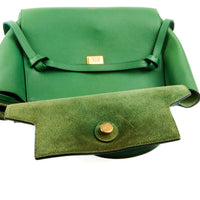 CELINE - Green leather Belt handbag - Handbag