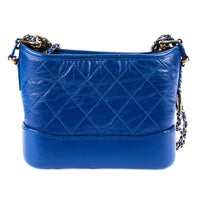 CHANEL - Sac Gabrielle petit modèle cuir Bleu - Handbag