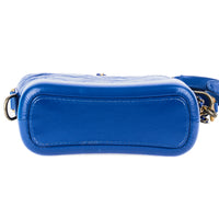 CHANEL - Sac Gabrielle petit modèle cuir Bleu - Handbag
