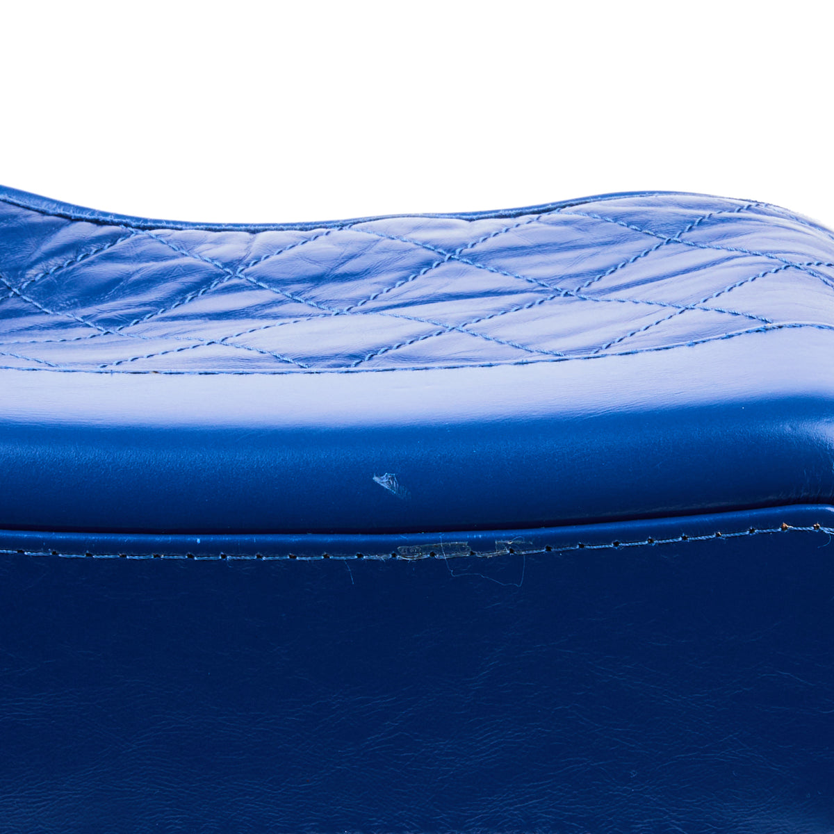 CHANEL - Sac Gabrielle petit modèle cuir Bleu - Handbag