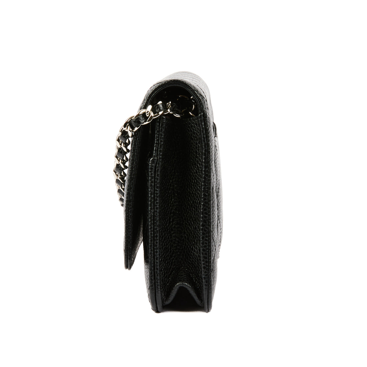 CHANEL - Sac Wallet On Chain Classique cuir caviar noir - Handbag