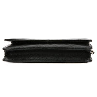 CHANEL - Sac Wallet On Chain Classique cuir caviar noir - Handbag