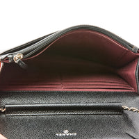 CHANEL - Sac Wallet On Chain Classique cuir caviar noir - Handbag