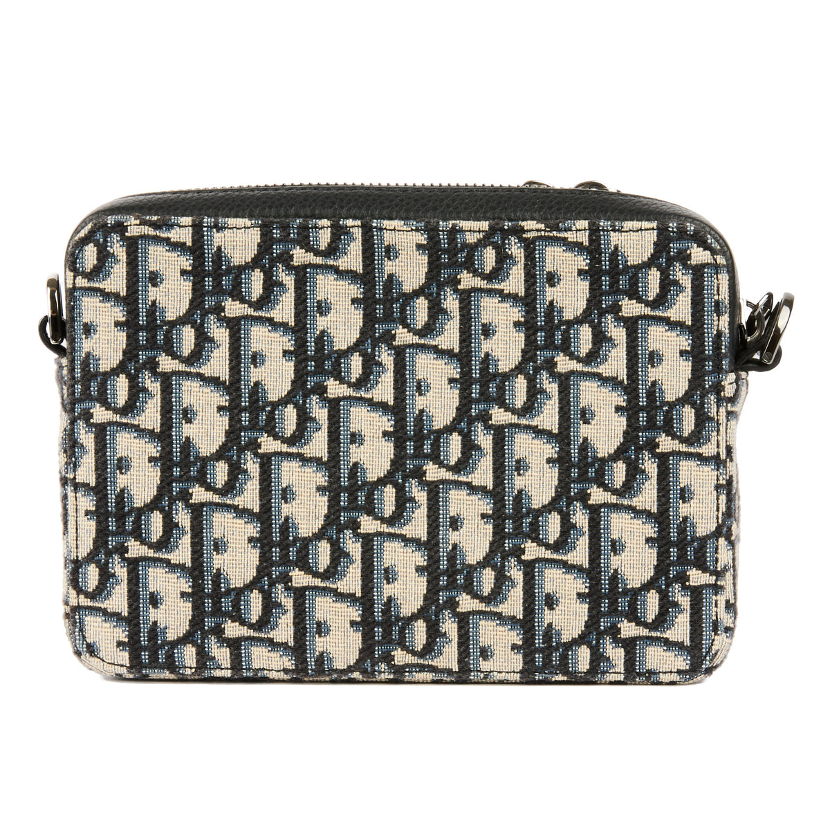 DIOR - Sac Pochette à bandoulière toile monogram noir & beige - Handbag