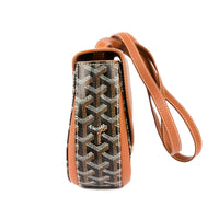 GOYARD - Sac à bandoulière Goyard 233 cuir marron toile monogramme - Handbag