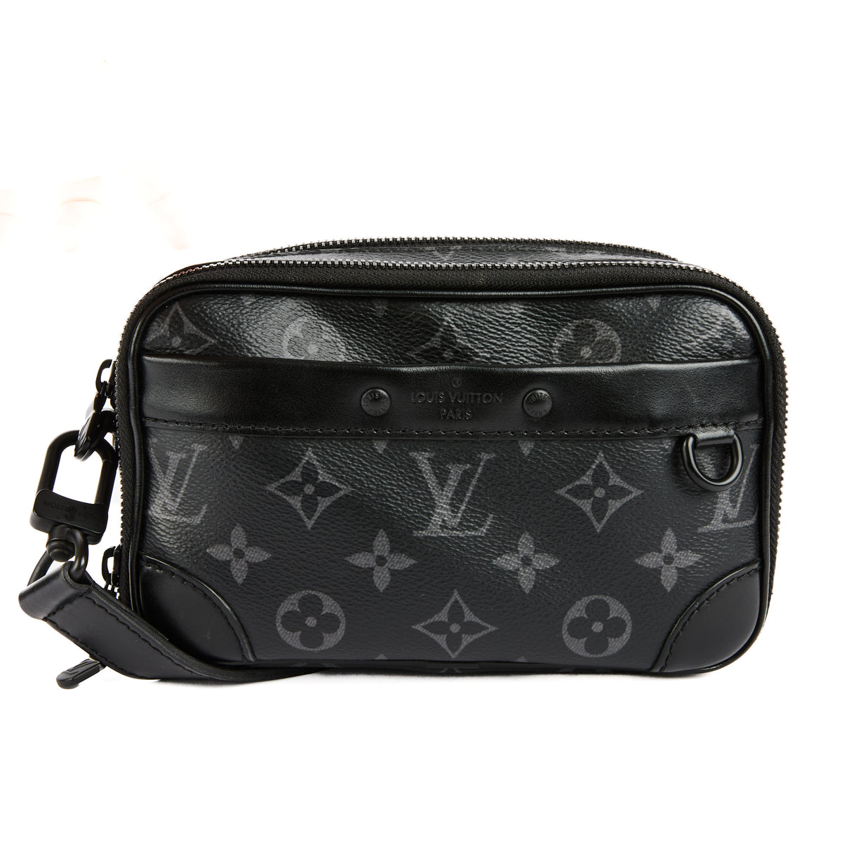 LOUIS VUITTON - Sac bandoulière Alpha Wallet toile Monogramme grise - Handbag