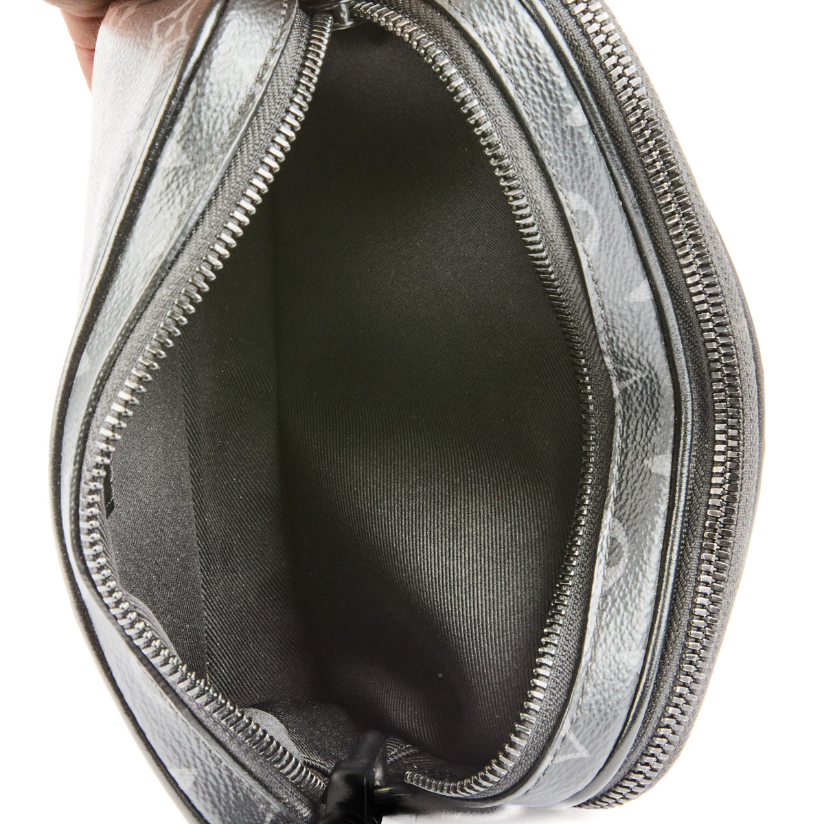LOUIS VUITTON - Sac bandoulière Alpha Wallet toile Monogramme grise - Handbag
