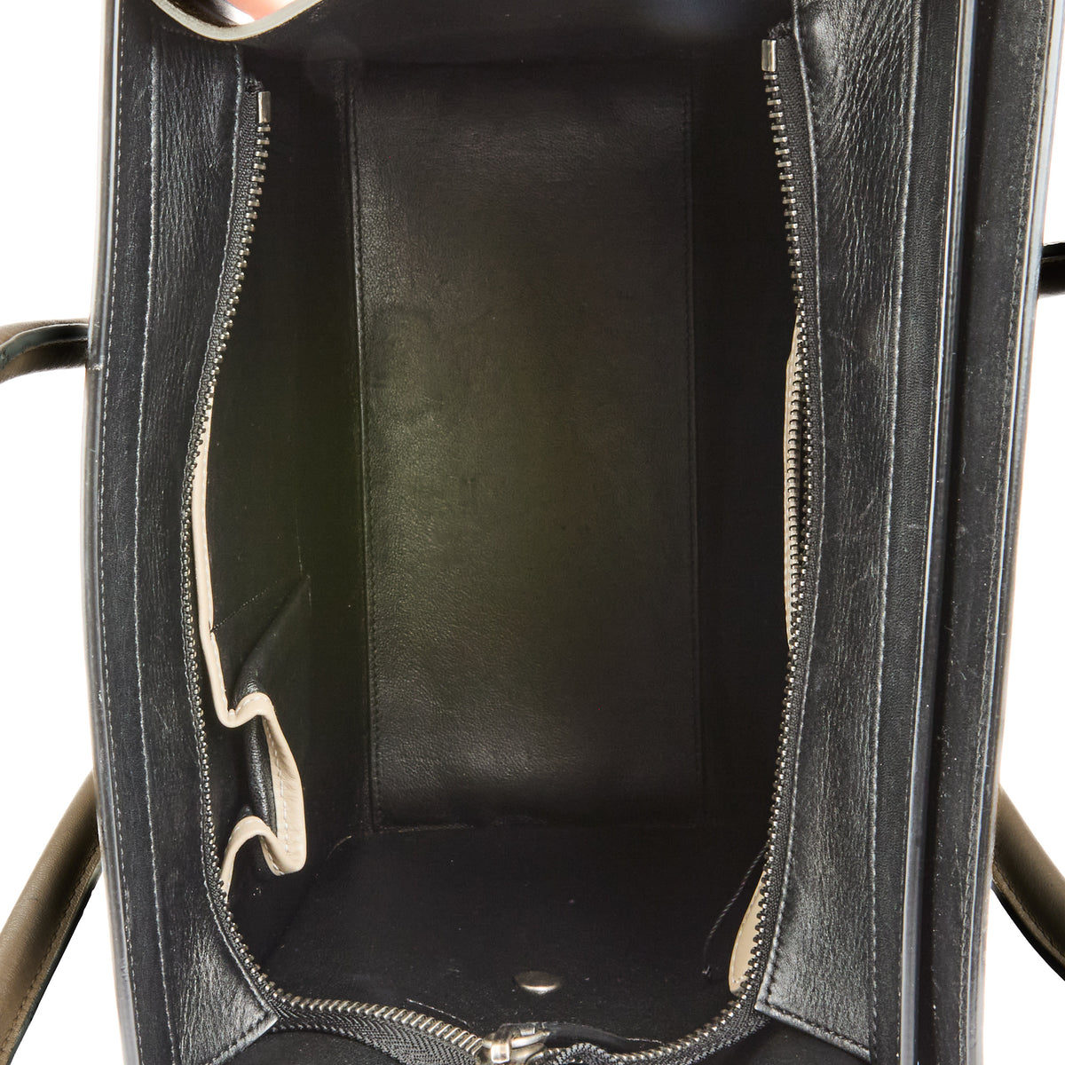 CELINE - Sac à main Luggage cuir tricolore - Handbag