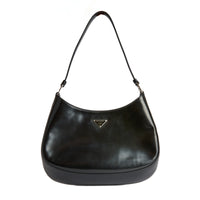 PRADA - Sac bandoulière Cléo cuir noir - Handbag