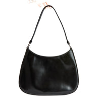 PRADA - Sac bandoulière Cléo cuir noir - Handbag