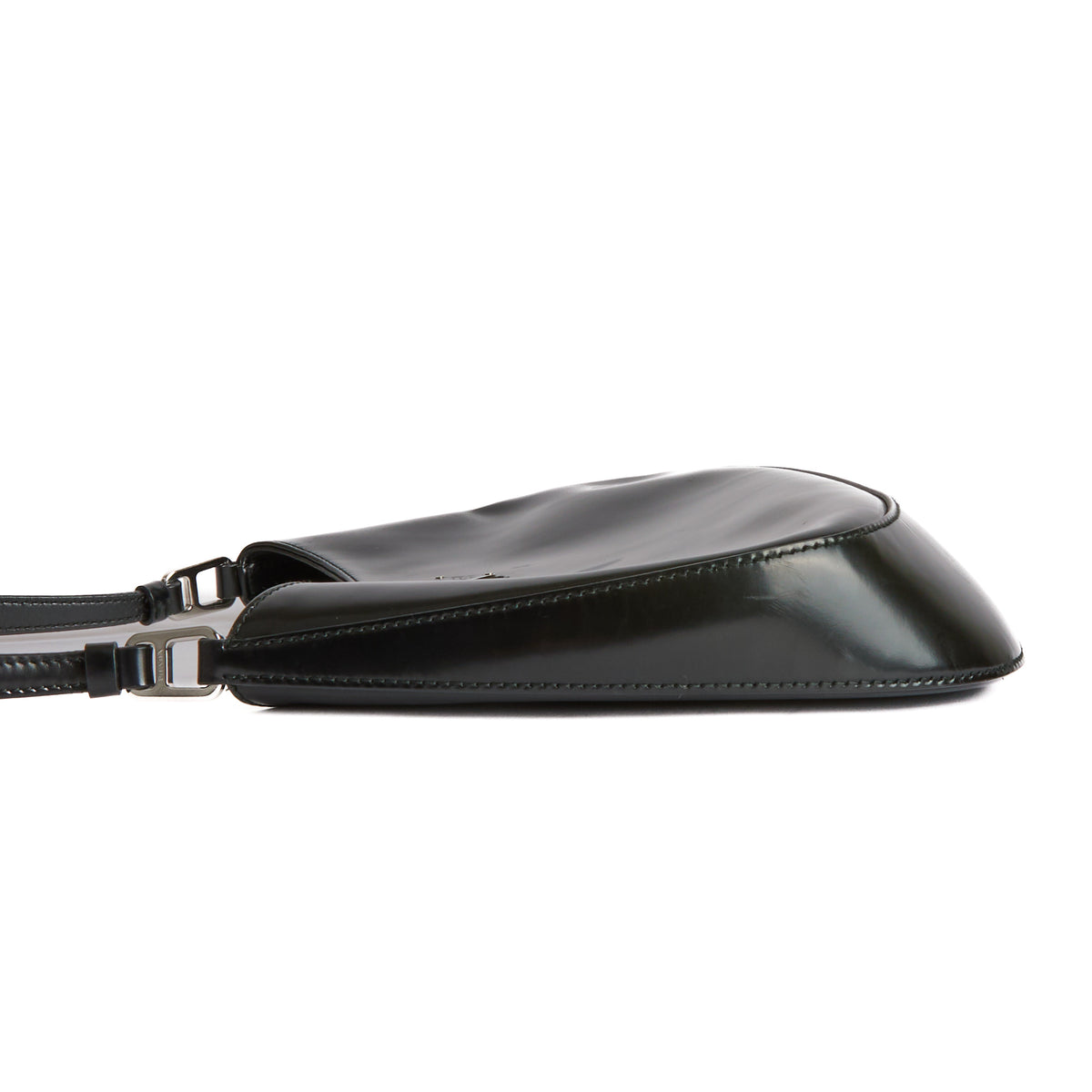 PRADA - Sac bandoulière Cléo cuir noir - Handbag