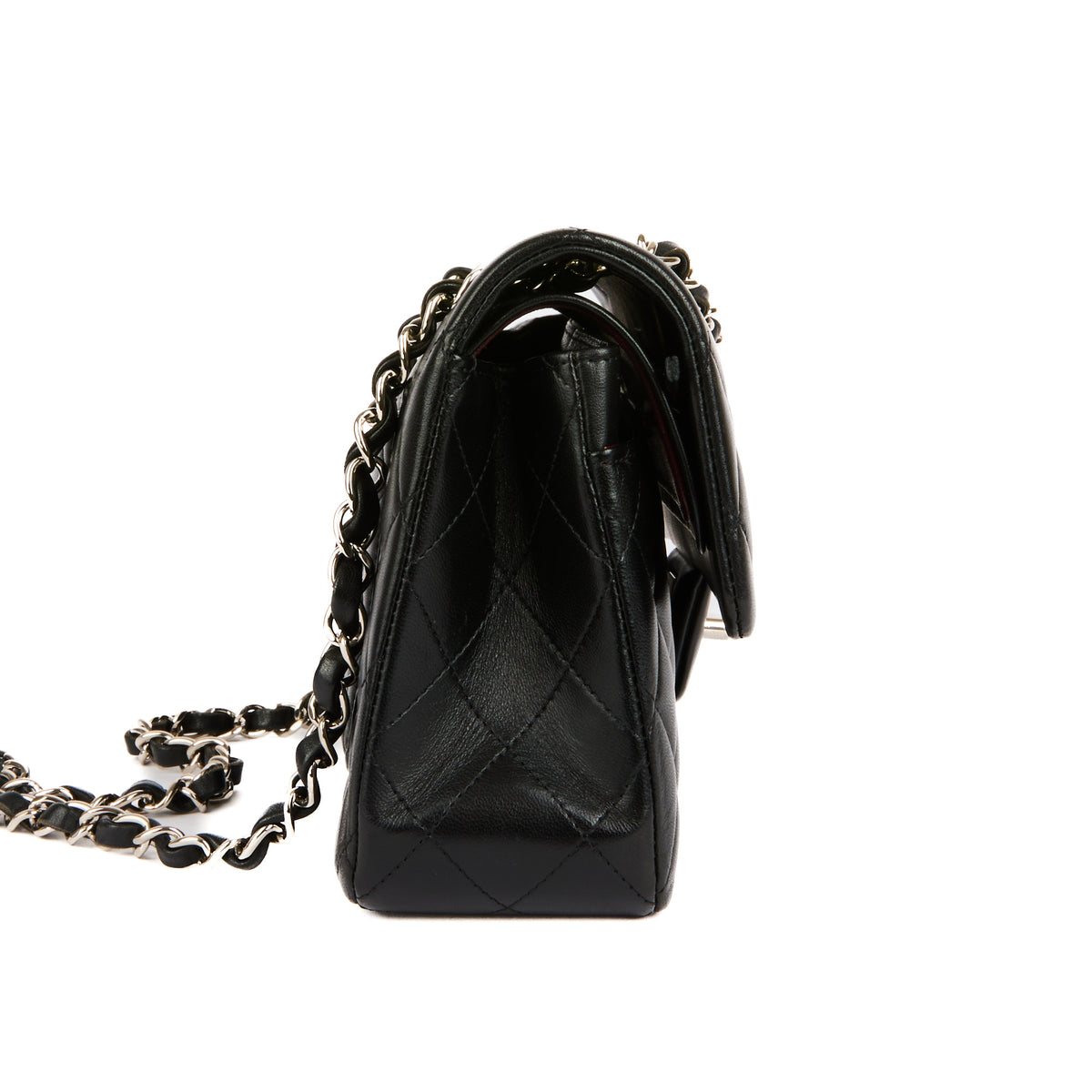 CHANEL - Small Classic Timeless Crossbody Bag Black Lambskin - Handbag