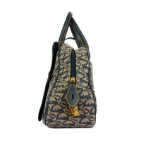 DIOR - Blue Double Saddle Bowler Bag