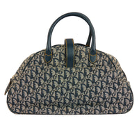 DIOR - Blue Double Saddle Bowler Bag