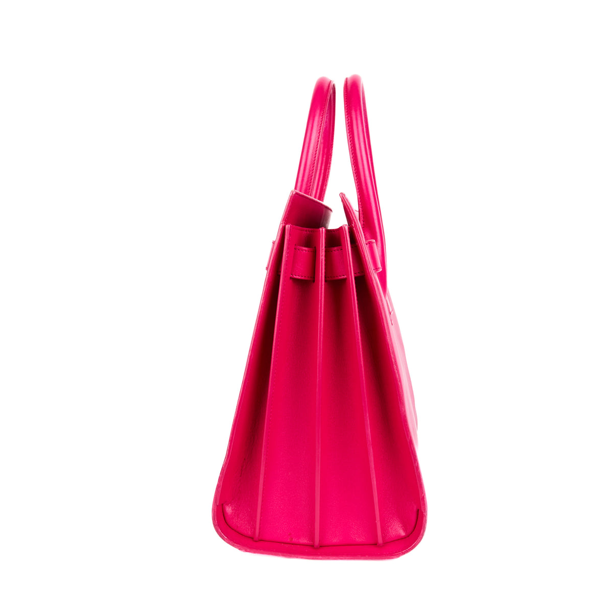 SAINT LAURENT - Pink leather daytime bag