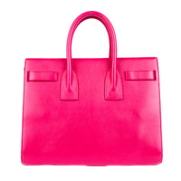 SAINT LAURENT - Pink leather daytime bag