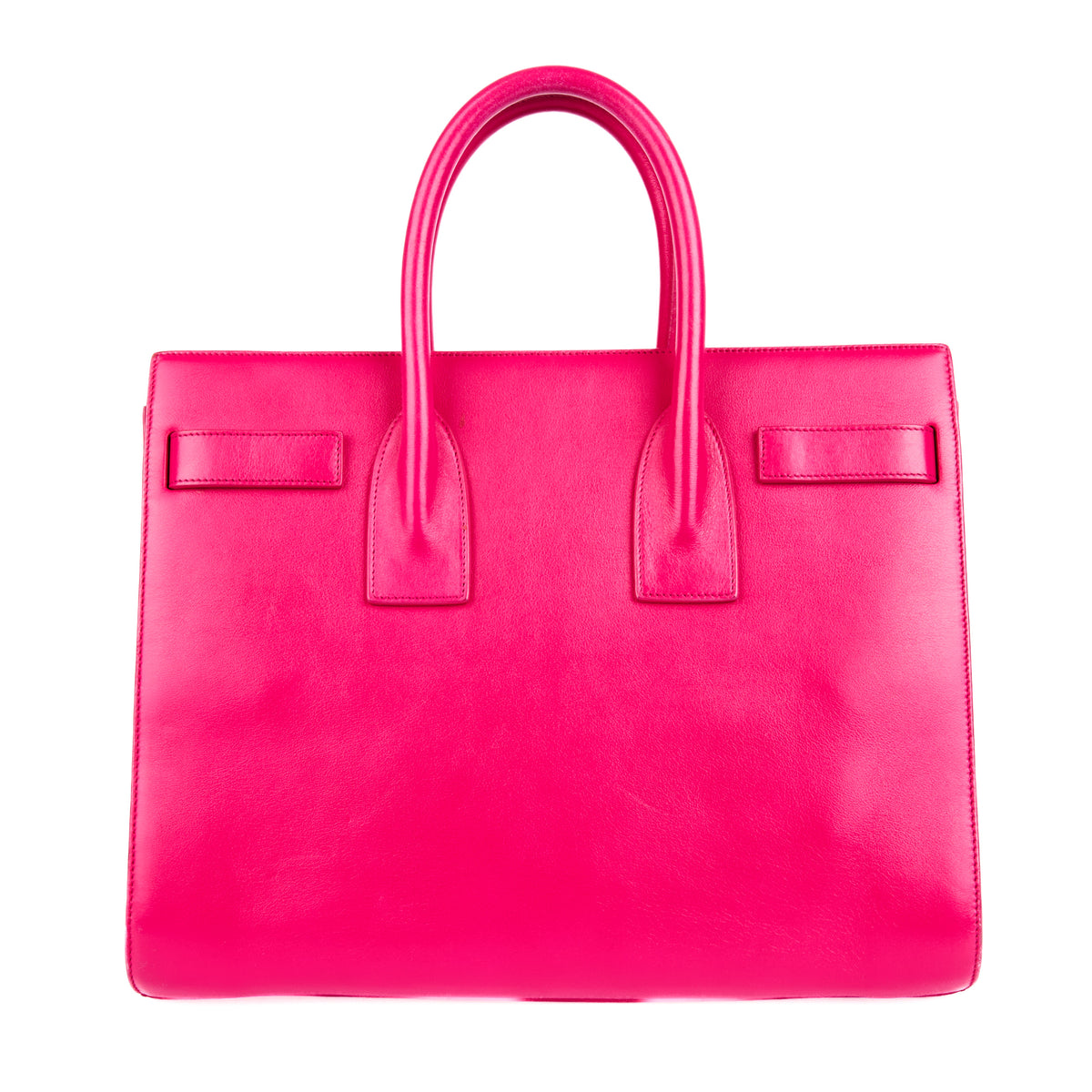SAINT LAURENT - Pink leather daytime bag