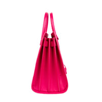 SAINT LAURENT - Pink leather daytime bag