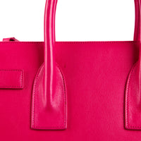 SAINT LAURENT - Pink leather daytime bag