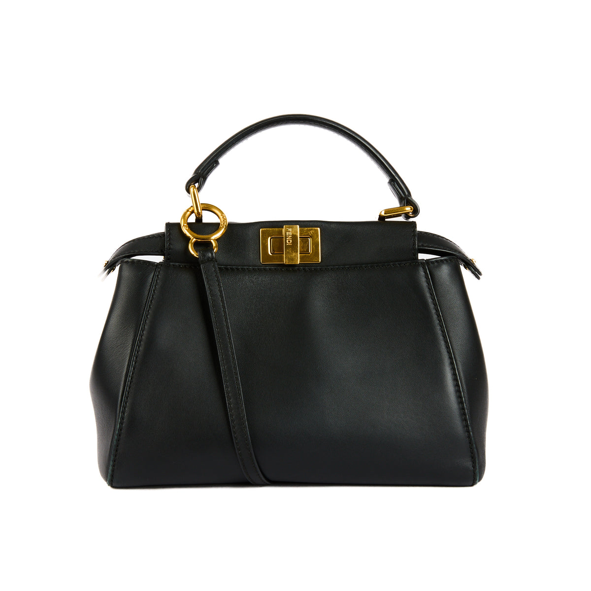 FENDI - Black Small Peekaboo Bag
