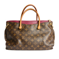 LOUIS VUITTON - Sac à main Cabas Pallas toile Monogram - Handbag