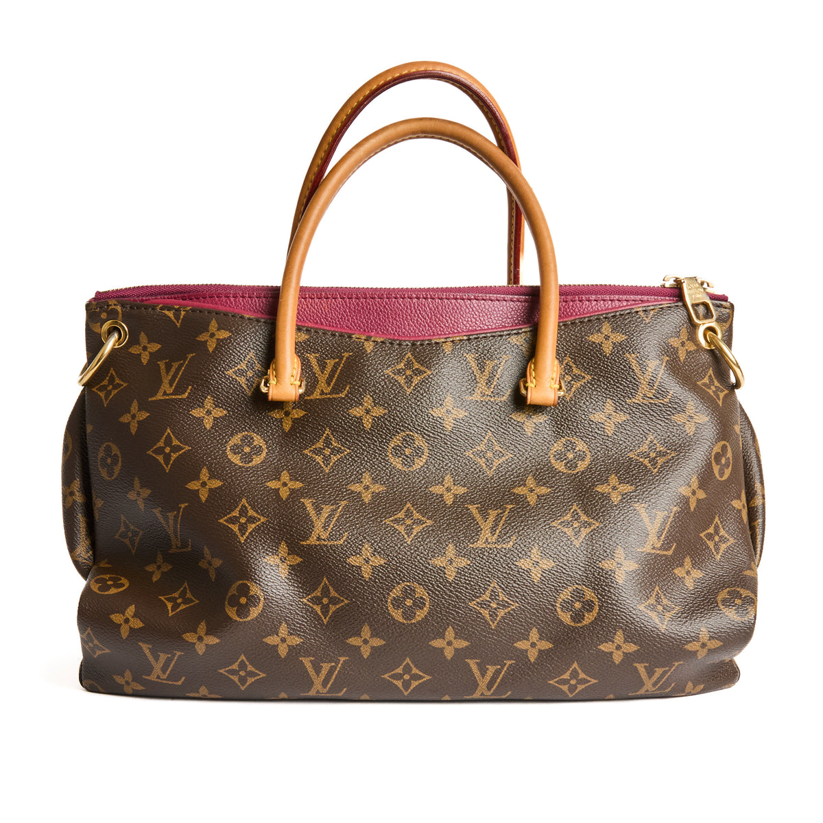 LOUIS VUITTON - Sac à main Cabas Pallas toile Monogram - Handbag