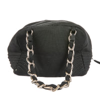 CHANEL - Sac à main Coco Bowling Logo CC toile noir - Handbag