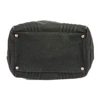 CHANEL - Sac à main Coco Bowling Logo CC toile noir - Handbag