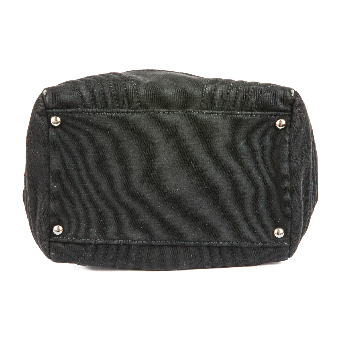 CHANEL - Sac à main Coco Bowling Logo CC toile noir - Handbag