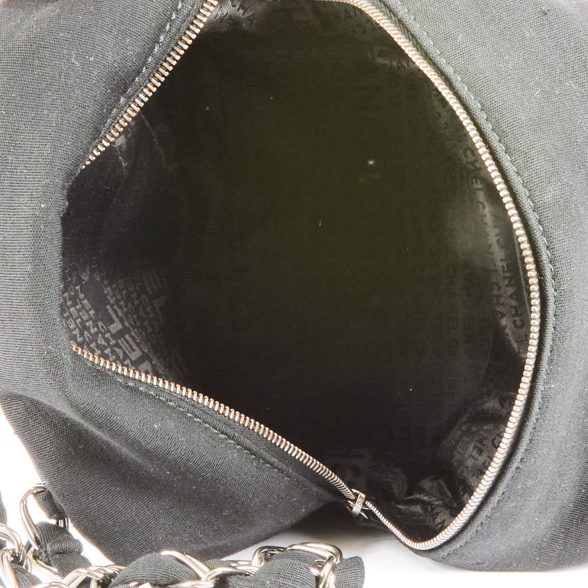 CHANEL - Sac à main Coco Bowling Logo CC toile noir - Handbag