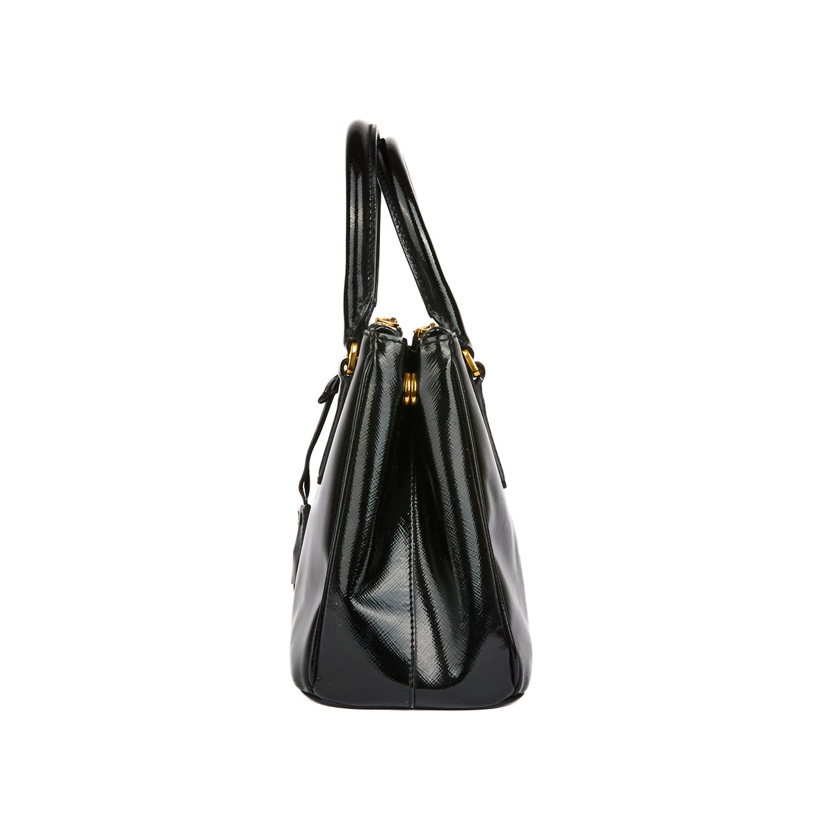 PRADA - Sac à main Galleria cuir noir - Handbag