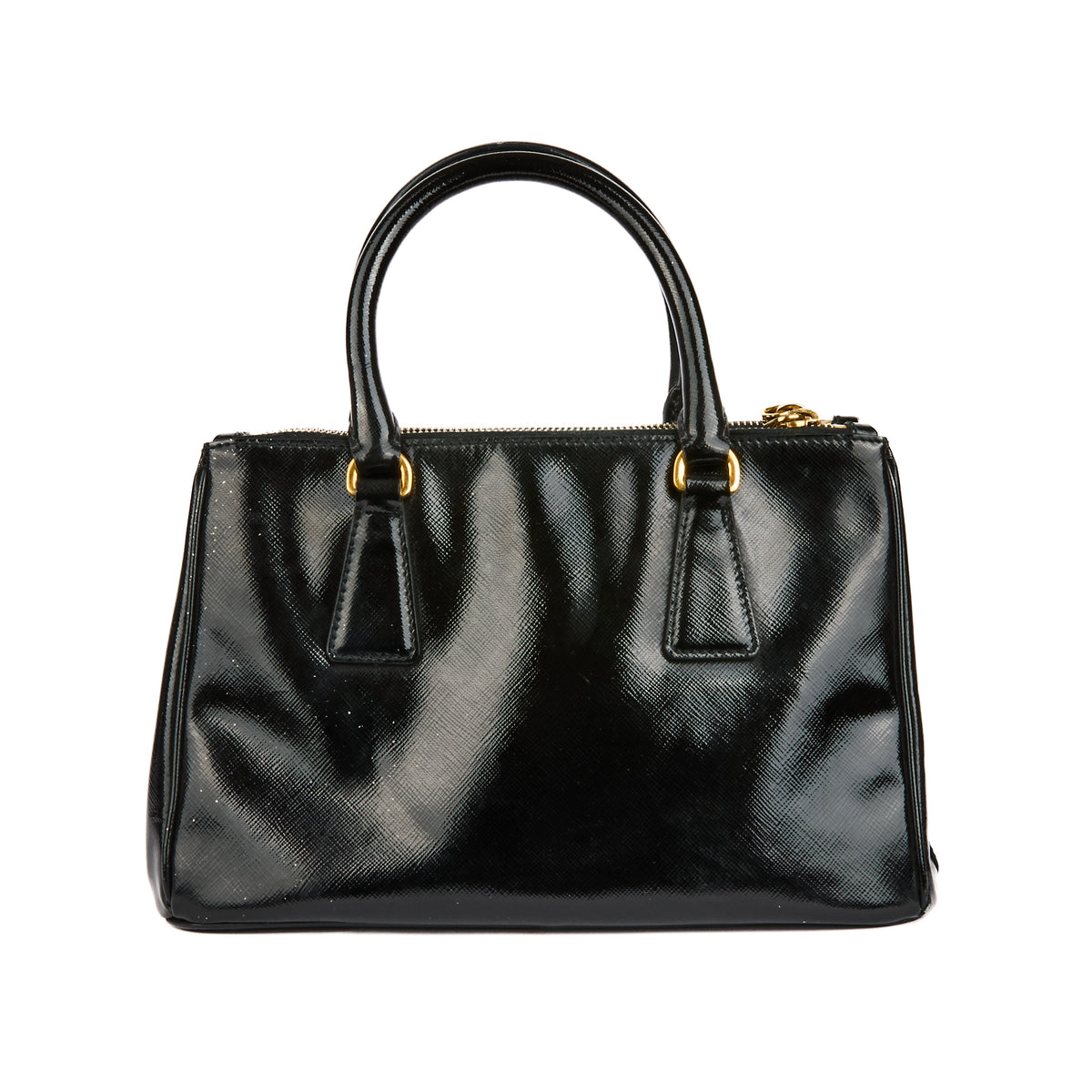PRADA - Sac à main Galleria cuir noir - Handbag