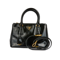 PRADA - Sac à main Galleria cuir noir - Handbag