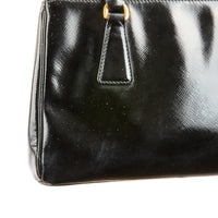 PRADA - Sac à main Galleria cuir noir - Handbag