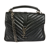 SAINT LAURENT - Sac Collège small noir