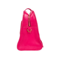 SAINT LAURENT - Sac à main Monogram cabas cuir rose fushia - Handbag