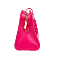 SAINT LAURENT - Sac à main Monogram cabas cuir rose fushia - Handbag