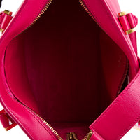 SAINT LAURENT - Sac à main Monogram cabas cuir rose fushia - Handbag