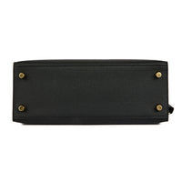 HERMES - Sac à main Kelly 25 cuir Epsom noir goldhardware - Handbag