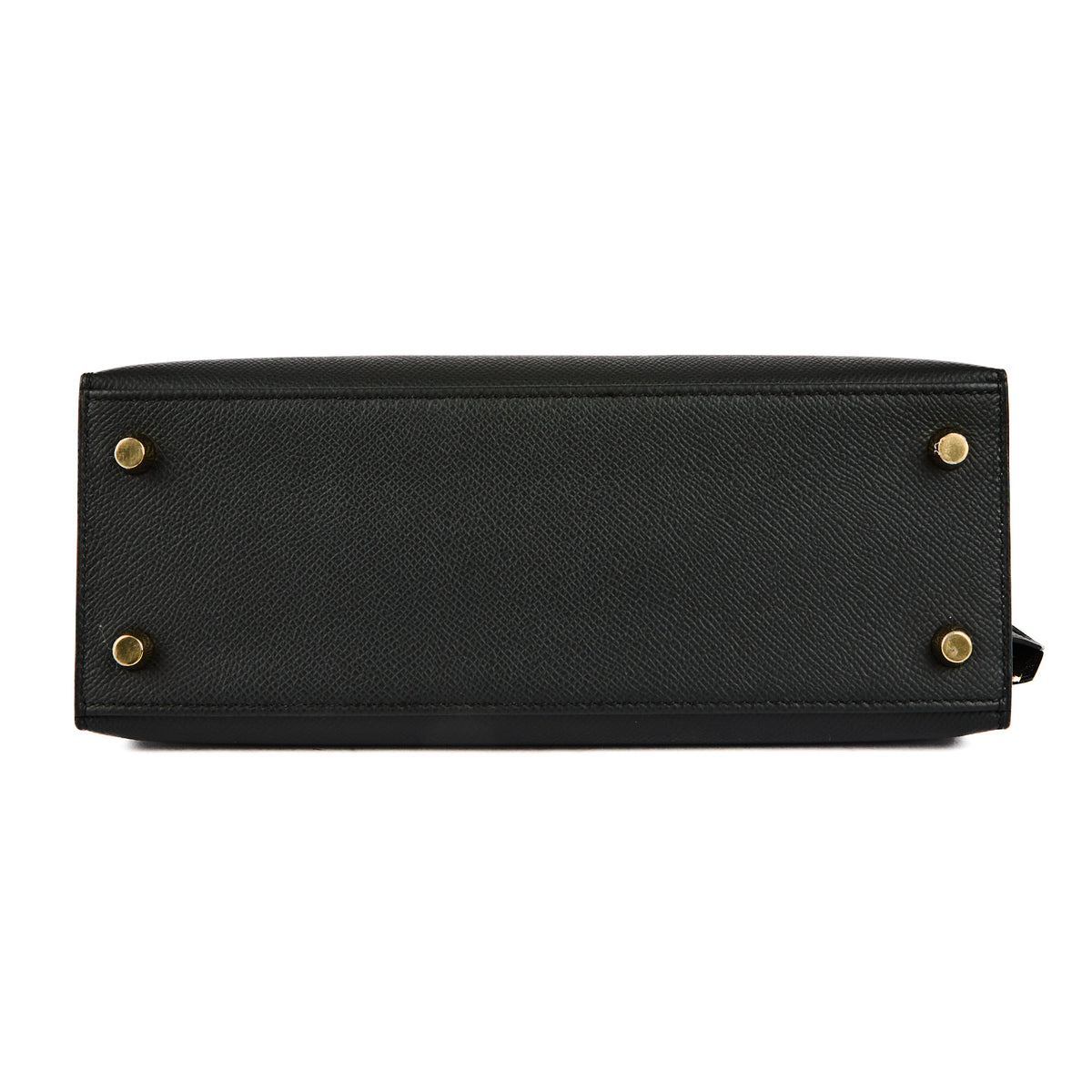HERMES - Sac à main Kelly 25 cuir Epsom noir goldhardware - Handbag