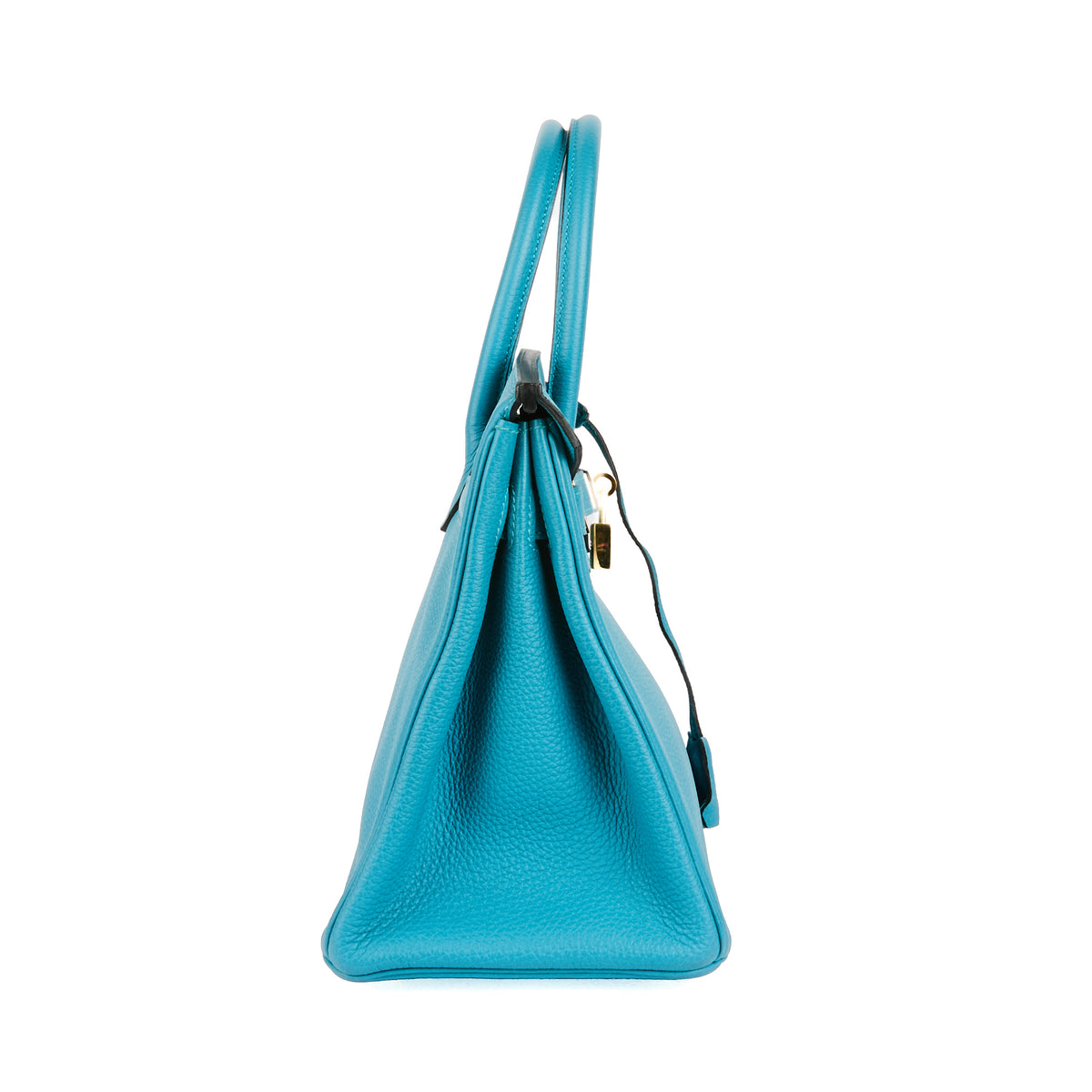 HERMES - Sac à main Birkin 30 cuir Togo Bleu Paon - Handbag